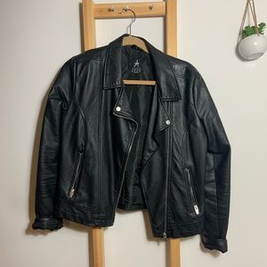 Faux leather jacket